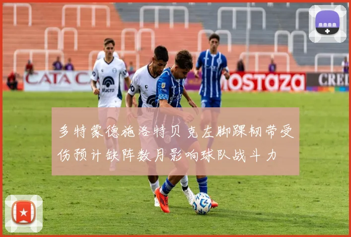 多特蒙德施洛特贝克左脚踝韧带受伤预计缺阵数月影响球队战斗力